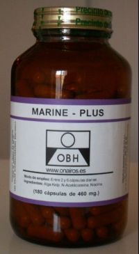 Suplementos nutricionales. Algas marinas Kelp